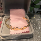 Custom Arabic Name Bangle Jewelry Gift