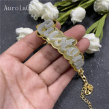 AurolaCo Custom Acrylic Name Bracelet for Women