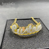 AurolaCo Custom Acrylic Name Bracelet for Women