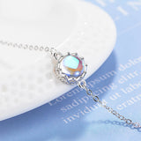 Aurora S925 Silver Crystal Bracelet Dainty Friendship Jewelry