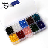 Austrian Briolette Teardrop Crystal Beads Set for Jewelry Making