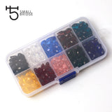 Austrian Briolette Teardrop Crystal Beads Set for Jewelry Making