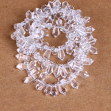 5X10MM Clear Faceted Glass Drop Beads for Jewelry Making