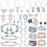 Austrian Crystal Jewelry with Logo 1:1 Fried Dough Twist Crystal Jewelry