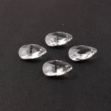 Austrian Glass Drop Beads Clear Teardrop Pendants DIY Jewelry Making