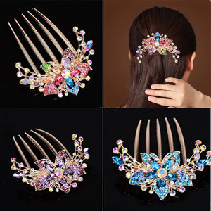 Austrian Rhinestone Hair Comb Bridal Crystal Hair Ornaments