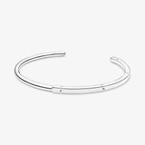Aut?ntica pulseira de prata 925 com pendente de ouro rosa