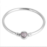 925 Sterling Silver Bangle Charm Bracelet for Women XCHS904