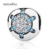 925 Silver Crystal Stopper Charms for Bracelets DIY Jewelry