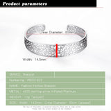 925 Silver Bracelet DIY Love Cuff Totem Bracelet For Women