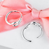 925 Silver Infinity Knot Hoop Earrings for Women DIY Making Gift