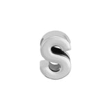 925 Silver Letter S Alphabet Charm for Europe Bracelet DIY Jewelry