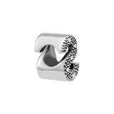 925 Silver Letter S Alphabet Charm for Europe Bracelet DIY Jewelry