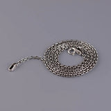 925 Sterling Silver O-Chain Necklace Vintage Style Women Necklace