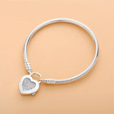 925 Sterling Silver Love Bracelet Women Romantic Gift Jewelry