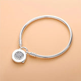 925 Sterling Silver Pan Bracelet Love Bracelet Romantic Gift Jewelry