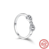 925 Sterling Silver Celestial Sun&Moon Leaves Snowflake Rings
