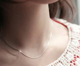 925 Silver Snake Chain Necklace 18-26 Inch