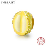 925 Silver Durian Beads Charm for Bracelet DIY Jewelry