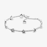 925 Silver Snake Bracelet & Mom Heart Dangle Bead Jewelry for Mom
