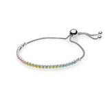 925 Silver Snake Bracelet Heart & Mom Dangle Bead Jewelry for Mom