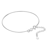 S925 Sterling Silver Bangle Bracelet DIY Beaded Spiral Jewelry Making