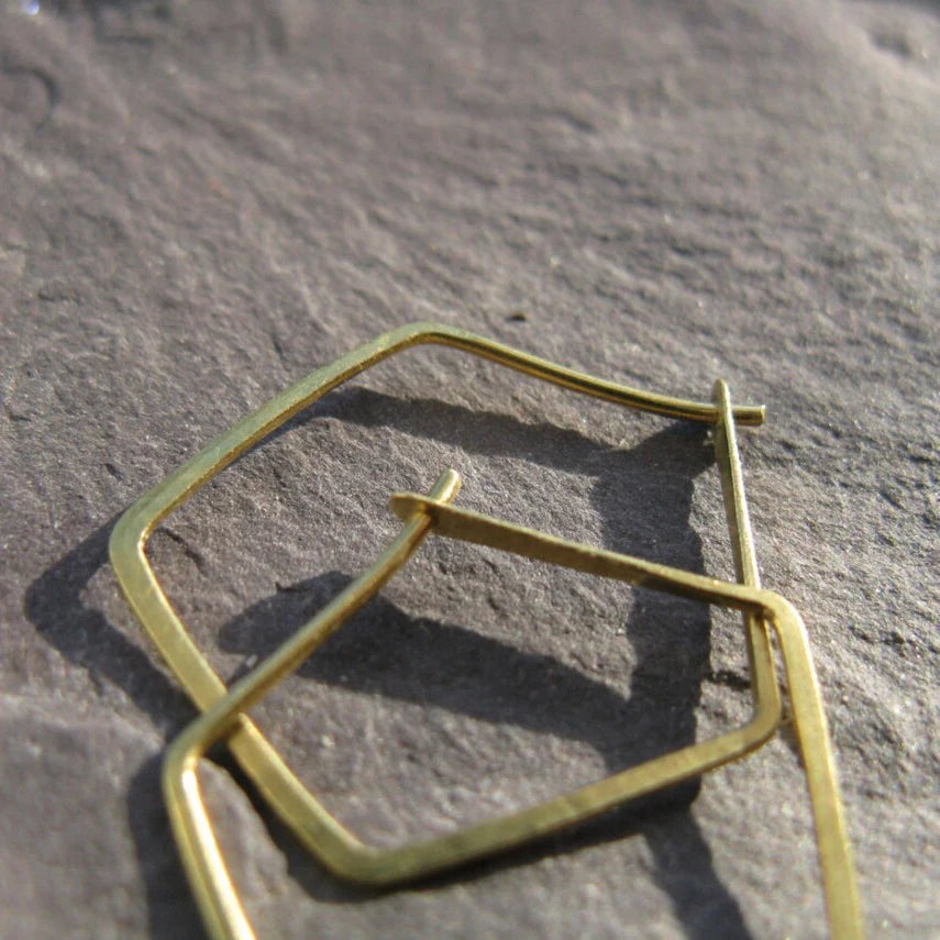 14k Filled Hoop Earrings Vintage Jewelry Boho Orecchini Brincos Pendientes