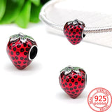 925 Sterling Pink Heart Air Balloon Charm for Bracelet & Necklace