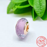 925 Sterling Pink Heart Air Balloon Charm for Bracelet & Necklace