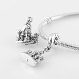 925 Silver Charms Beads Basil's Cathedral Dangle for Bracelets