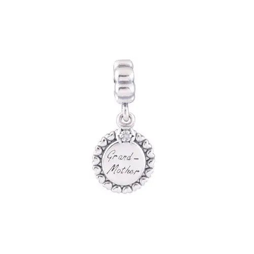 925 Silver Love Grandmother Pendant European Charms