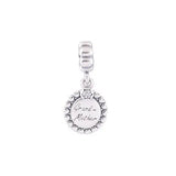 925 Silver Love Grandmother Pendant European Charms