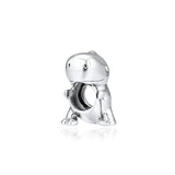 925 Silver Dino Dinosaur Charm for European Bracelets