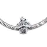 925 Silver Mushroom & Frog Charm for European Charms Bracelets DIY