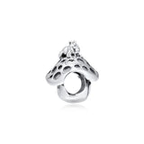 925 Silver Mushroom & Frog Charm for European Charms Bracelets DIY
