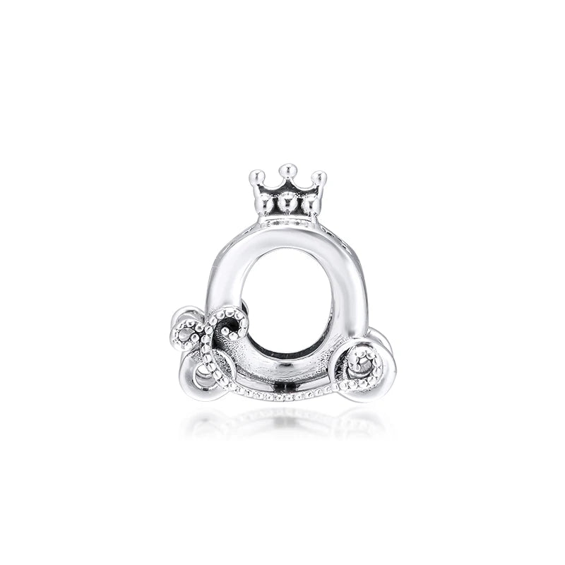 925 Silver Crown Charm for European Charm Bracelets