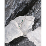 925 Silver Zircon Pendant Necklaces For Girls