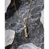 925 Silver Zircon Pendant Necklaces For Girls