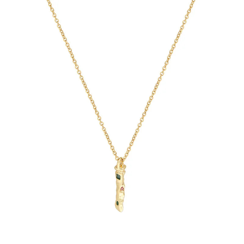 925 Silver Zircon Pendant Necklaces For Girls