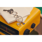 925 Sterling Moment Key Ring Set Bag Charm Beads Holder for Women