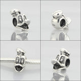 925 Sterling Silver Duck Charm Bead Fit Euro Bracelet