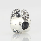925 Silver Crab CZ Charm Bead for Bracelet