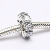 925 Silver Bead Spacer Charm for Bracelet Bangle