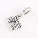 925 Silver Arc de Triomphe Dangle Charm for Bracelet Bangle
