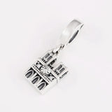 925 Silver Notre Dame de Paris Dangle Charm Bracelet Gift