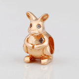 925 Silver Kangaroo Charm for Bracelet Bangle Gift