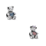 925 Silver Bear Rabbit Leaf Bracelet Beads for Jewelry DIY