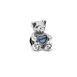 925 Silver Bear Rabbit Leaf Bracelet Beads for Jewelry DIY