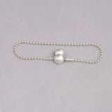 925 Silver Beaded Bracelet Bangle Women Lady Jewelry