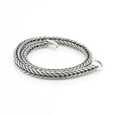925 Silver Bracelet Fox Tail Beads Charms Necklace Chain